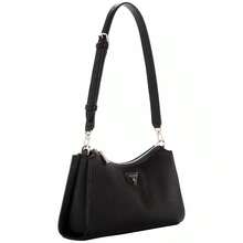 Guess Lucci Top Zip Small Shoulder Bag |  | Women Shoulder Bags - Black - View 3