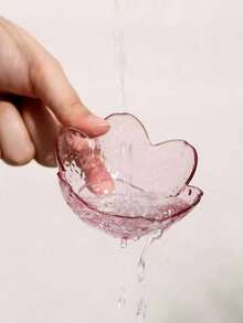 Bộ 1/2/4/6/10 món đĩa đựng nước chấm hoa anh đào, đĩa khai vị bằng nhựa trong suốt hình hoa anh đào màu hồng, đĩa chấm, đĩa nếm, đĩa ăn, đĩa gia vị, bát nhỏ, đĩa đựng kem, đồ ăn nhẹ và nước tương. - Nhiều màu - Xem 8