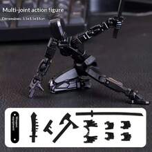 DIY Multi-Joint Movable Creative Toy Lucky 13-Joint Figure Ornament Figurine Self-Assembly - Multicolor - View 22