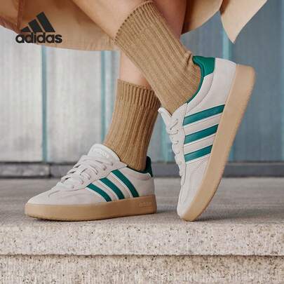 Adidas 阿迪达斯 Barreda Classic “T-Toe” 女款耐穿低帮系带休闲运动鞋 JP7106