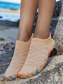 Unisex Water Shoes For Swimming, Beach, Diving, Non-Slip And Scratch-Resistant, Soft Bottom Beach Socks - Khaki - View 8