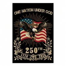 One 250th Anniversary American Independence Flag (1776-2026) Garden Flag | Eagle Cross Flag, A Traditional And Classic Flag For Home And Garden Decoration, 12x18 Inches, Suitable For Patio Lawn Decoration, Porch Decoration, Flagpole Not Included, Linen. - A - 查看 6