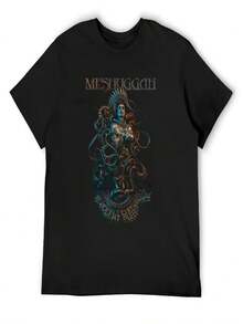 Meshuggah Band Official T-Shirt Luxury T-Shirt Anime Stuff Plus Sizes  Mens T Shirts - Black - View 1