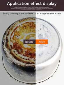 Bộ 2/4 miếng bọt biển tẩy rửa thần kỳ chứa carborundum, dùng để loại bỏ rỉ sét, làm sạch cặn vôi, chà rửa, nhà bếp, phòng tắm, gia đình. - Một kích thước - Xem 6