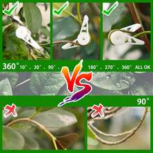 20个360°可调节植物照明弯管，加厚塑料园艺配件农具 - 多色 - 查看 3