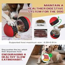 1pc Dog Slow Feeder Ball, Training Dog Slow Eating Toy, Allows Dogs To Experience Different Fun While Eating, Suitable For Medium Dogs Self-Entertainment, Teeth Grinding And Cleaning Interactive Toy - Multicolor - View 7