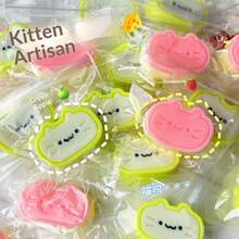 1pc New Super Soft Putty Dual-Tone Cheese Cat Squeeze Toy, Stress Relief Squishy Cute Cat Squeeze Toy, 2026 New Arrival, Great For Boys, Girls, Interaction, Friendship, Family, Hot Selling, Perfect Gift For Boyfriend, Girlfriend, Birthday, Party, Teens, Ideal Present - Multicolor - View 3