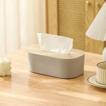 1 hộp đựng khăn giấy bằng nhựa để bàn, thích hợp cho phòng khách, bàn cà phê và phòng ăn. - Nhiều màu - Xem 11