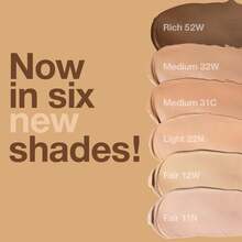Crema CC de corrección de color de cobertura completa, sin aceite con péptidos, mejor para corregir el enrojecimiento y el tono desigual de la piel, Rich 52W - Feria 12W - Ver 6