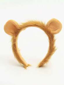 1pc/2pcs Cosplay Lion Ear Headband, Student Carnival Anime Character Hair Hoop, Plush Christmas Hair Accessory - Multicolor - View 6