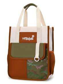 英式小学辅导包，手提单肩包，斜挎多功能美术单肩包 - 單肩包 - 查看 7