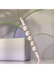 EVA Foam Roller And Handheld Massage Ball - Muscle Relaxation Yoga Kit, Hollow Design, Fitness Roller Set, Foam Roller Yoga Column, Fitness Roller, Yoga Roller, Massage Equipment, Fitness Massage Roller, Hollow EVA Spike Massage Stick, Foam Roller Fitness, Yoga Fascia Massage Tool - A - View 17