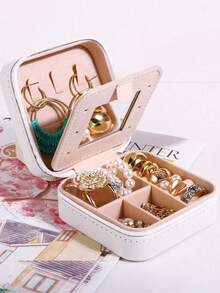 Hộp đựng trang sức du lịch, Hộp đựng trang sức dung lượng lớn, Hộp sắp xếp trang sức, Hộp trưng bày trang sức đa chức năng, Hộp sắp xếp và bảo quản trang sức, Hộp đựng trang sức du lịch xách tay, Hộp quà tặng cho nữ, Hộp đựng trang sức nhỏ gọn, Khuyên tai, Dây chuyền, Nhẫn, Hộp đựng trang sức di động, Hộp đựng trang sức đơn giản cho du lịch và gia đình, Vật dụng cần thiết khi đi du lịch, Vật dụng cần thiết khi đi du thuyền, Vật dụng cần thiết khi đi du lịch, Vật dụng cần thiết khi trở lại trường học, Để đựng nhẫn, dây chuyền, khuyên tai, Món quà hoàn hảo cho phụ nữ - Nhiều màu - Xem 5