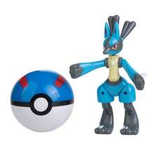 pokemon 6款正版可变形精灵球系列手办玩具，包括甲贺忍蛙、路卡利欧、伊布、露奈雅拉、索尔迦雷欧等动漫人物桌面摆件模型收藏玩具 - 彩色 - 查看 13