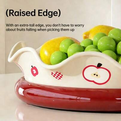 360° Rotating Fruit Tray, Viral Style Snack & Candy Storage Box For Living Room