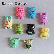 18/9pcs Random Funny Roaring Monster Fridge Magnets, Cartoon Cute Resin Creature Refrigerator Stickers, Creative Kitchen Cabinet Decor, Cool Gift For Boys, Kids, Teenagers - Multicolor - View 13