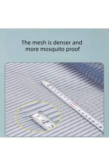 Magnetic Mesh Screen Door, Automatic Anti-Mosquito Anti-Insect Curtain, Summer Mosquito Net Curtain - Open the Gray Curtain - View 8