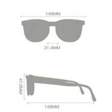 2副时尚可折叠高端眼镜，新颖设计，风格统一，新款可折叠时尚眼镜，折叠眼镜，时尚女童眼镜 - 彩色 - 查看 2