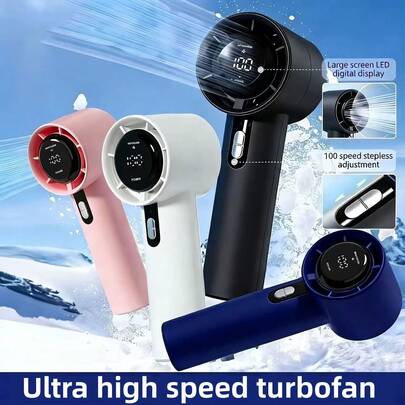 便携式手持电风扇 | 13,000 转/分钟超高速快速制冷，100 档强劲风力调节，1800mAh USB 可充电长效电池 - 户外/办公室/居家使用理想之选，夏季及节日送礼佳品，适合露营/办公，瞬间强劲送风 | 热浪终结者，适用于家庭、书房、办公室、家务、户外、海滩、日常使用，是送给男女的完美生日或节日礼物，户外、花园、旅行必备、便携必备、海滩必备、毕业季、毕业典礼、毕业礼物、毕业赠礼、毕业礼物、毕业赠礼、毕业礼物、祝贺毕业、祝贺毕业生、优秀毕业生、毕业典礼、毕业派对、户外必备、旅行便携、徒步旅行必备、露营必备、便携工具、夏季必备、夏季便携