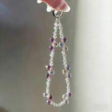 原创水晶多功能手机挂绳、腕带、钥匙扣、包包挂饰、DIY礼物 - A03 - 查看 22