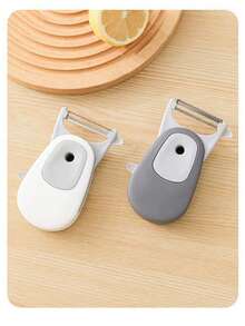 1pc 3-In-1 Portable Fruit & Vegetable Peeler, Outdoor Cucumber Peeler, Handheld Skin Remover Tool - Multicolor - View 8