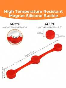 Magnetic Silicone Clips For Air Fryers (3 Or 6 Packs) Are Used To Secure Baking Paper In Air Fryers And Safely Lock The Disposable Liners To Prevent The Paper From Burning. - Multicolor - View 4
