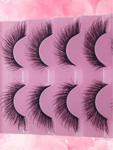 5对柔软3D人造毛假睫毛 | 纤长浓密，易于抓握，自然融合感 - 查看 7