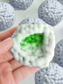 1个全新手工捏捏减压球，适合制作创意玩具、全球家庭聚会、节日、开斋节、狂欢节、复活节等场合，手工捏捏减压球内含弹珠 - ASMR放松玩具 - 多色 - 查看 8