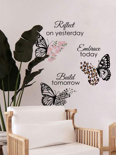 1PC/2PCS- Wallpaper -Flowers And Butterflies,Decorations Home Office Self-Adhesive Wallpaper Removable Wall Stickers For Wall, Living Room Decor, Bathroom Window Toilet Stickers –Wall Decor For Dining Room Kitchen Wall Art Bedroom Decor