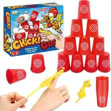 Juegos de Pollo y Vasos de Tiro - Azul - Ver 3