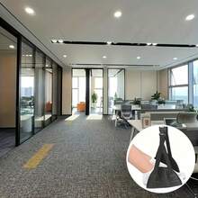 Đệm gác chân điều chỉnh được, giá đỡ gác chân khi đi máy bay/tàu hỏa, võng gác chân cho những chuyến đi dài. - màu đen - Xem 10