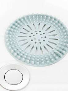 1pc Kitchen Sink Drain Filter, Bathroom Basin Hair Catcher, Suction Cup Drain Cover - Multicolor - View 15