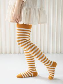 Quần legging kẻ sọc cho bé gái 1-8 tuổi, quần bó sát, quần tất trẻ em, đa năng, phù hợp cho Halloween, Giáng sinh và nhiều lễ hội khác. - Nhiều màu - Xem 17