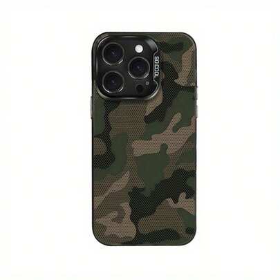 1 pieza Funda de teléfono con estampado de camuflaje estilizado, IMD láser con bordes suaves y parte posterior dura, de alta calidad, compatible con modelos de Apple 17/17Pro/17Promax/16/16Plus/16Pro/16ProMax/15/15Plus/15ProMax/14/14Plus/14Pro/14ProMax, 13/13Pro/13ProMax, 12/12Pro/12ProMax, 11/11Pro Max