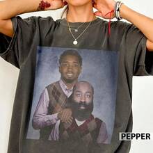Donovan Mitchell Harden Basketball  Shirt, Cleveland Step Bros Basketball Funny Gift - Black - View 1