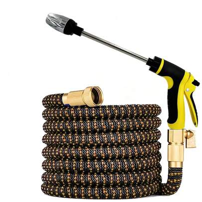 New Car Wash Water Gun Irrigation Flexible Expandable Magic Hose Garden Pipe With Spray Gun High Pressure Car Wash Cleaning Tool