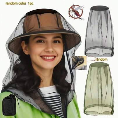 1/2 chiếc Mũ chống muỗi du lịch & nghỉ dưỡng, phụ kiện ngoài trời, lưới chống côn trùng, thiết kế lưới mịn, tương thích với mũ/đầu, thích hợp cho câu cá, săn bắn - Ngăn ngừa virus West Nile và virus Zika - Màu xanh lá cây (vải) - Phù hợp với người lớn, đảm bảo luồng không khí tối đa - Bảo vệ khỏi côn trùng, muỗi, ruồi, bọ nhỏ - & vừa khít với hầu hết các loại mũ - Dễ dàng vệ sinh và bảo quản - Hoàn hảo cho cắm trại & đi bộ đường dài