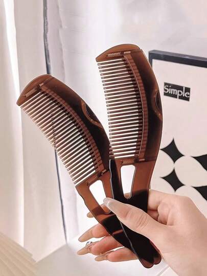 2 piezas Peine de masaje del cuero cabelludo, herramienta de cuidado del cabello: limpia profundamente los folículos capilares, ayuda a eliminar la caspa y la grasa, mejora el cuero cabelludo graso; masajea el cuero cabelludo para promover un cabello saludable, diseño ergonómico se ajusta al cuero cabelludo, limpia mientras masajea, para uso diario en el hogar