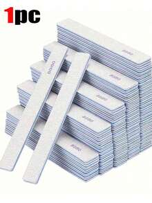 25pcs (Optional 80/80, 100/180) Nail Files, Acrylic Nail Sanding Boards, Professional Manicure Tools, Suitable For Home & Salon, Durable Double-Sided - Blue - View 10