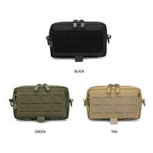 Outdoor Tactical Waist Bag With MOLLE Attachments, Functional Hanging Pouch, Military Medical First Aid Kit Tool Bag - Multicolor - View 6