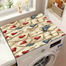 1 tấm thảm silicon họa tiết trái tim, tạo không khí ấm áp cho gia đình, chất liệu silicon chống trượt, thích hợp dùng làm tấm lót máy giặt, tấm lót máy sấy, tấm lót máy pha cà phê, tấm lót quầy bếp, thảm đa năng dùng trong gia đình. - Bức thư thú nhận chân thành - Xem 13