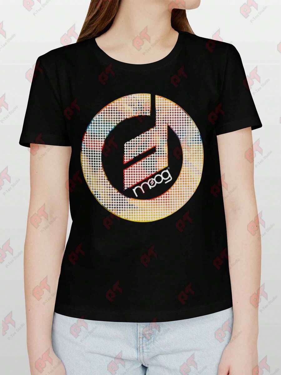 Moog Music Synthesizer Audio Logo T-Shirt - Black - View 1