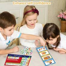 1pc Early Education Visual Flashcards, Colorful English Learning Cards For Children, Early Education Toys To Stimulate Learning Ability - 彩色 - 查看 7