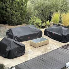 Funda para sofá de Turtle Life EVO Negro 104x40x35in - Negro - Ver 5