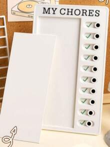 自律自律检查工具、儿童自律自律检查便签、成长计划任务清单、可替换塑料房车留言板、婚礼季、音乐节、开学季 - 自律板 - 查看 3