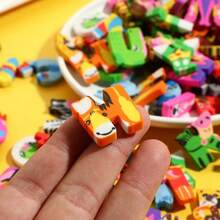 Alphabet Creative Eraser Cross Border 26 English Letter Eraser Creative Cartoon Gift Set Children's Rubber [Random Pattern Shipping] - Multicolor - View 4