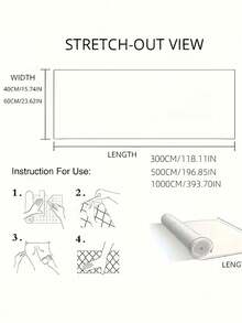 40cm X 2-4m Self-Adhesive Aluminum Foil Waterproof And Heat Resistant Sticker, Kitchen Oil-Proof Sticker For Sink/Cabinet/Drawer - Silver - View 3