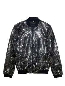 Handsome Men Must Buy! Spring, New Styles, Men's Clothing, Personality, Fashion, Performance, Party, Singer, Jacket, Sequined Top, Men's Coat - màu đen - Xem 8