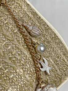 New Minimalist Textured Women's Bag, Shoulder Crossbody Handbag Tote Small Square Backpack, Casual Commute Student Daily Lightweight Durable Niche Design Fashion Bag - Multicolor - View 2