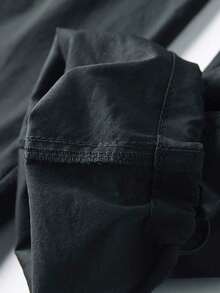 Pantalones chicos primavera chubascos pantalones rectos hombres rufián Shuai pantalones relajados y casuales muy bonitos ropa de trabajo de pantalones - humo gris - Ver 7